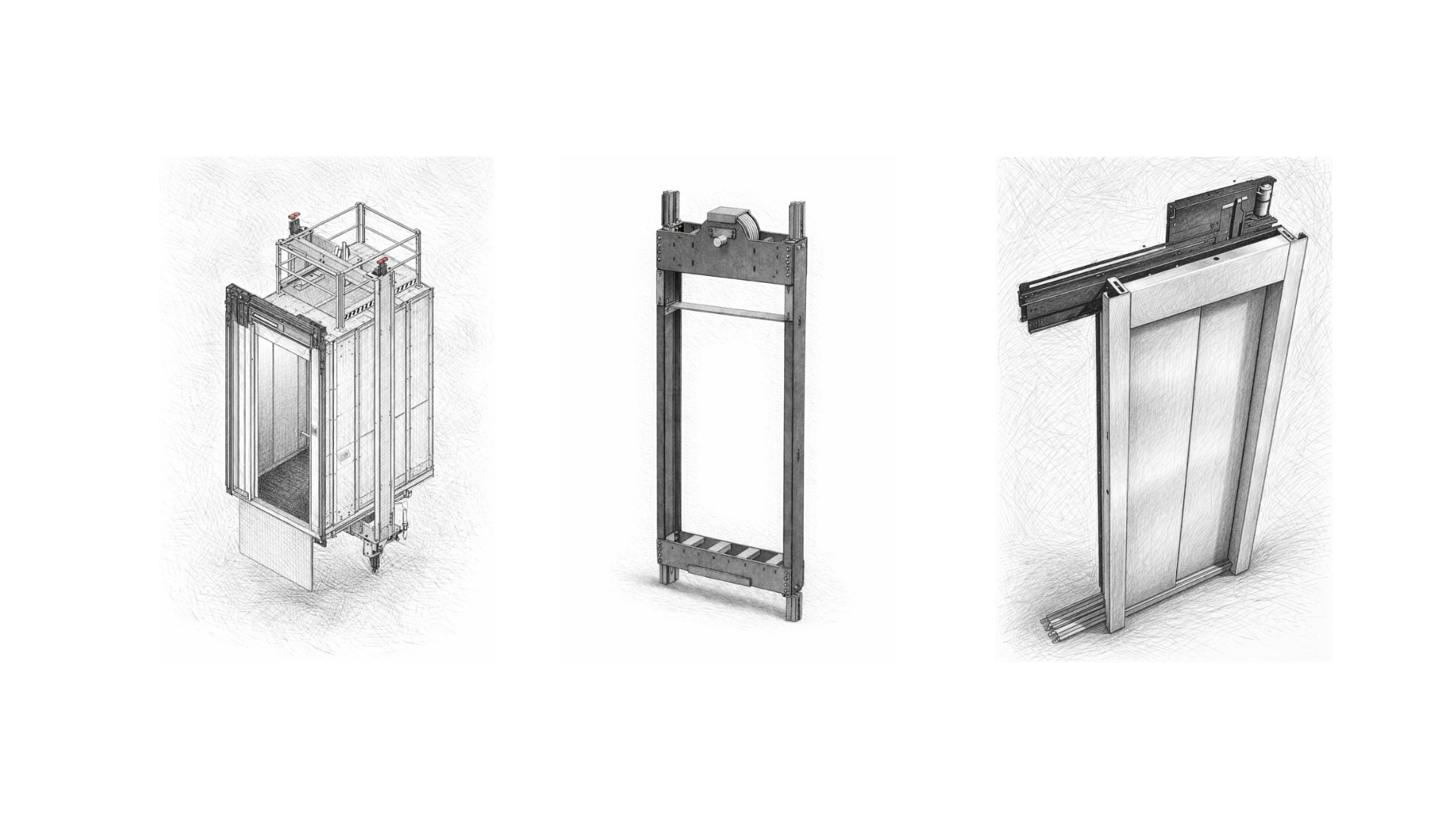 Cabins, structures and doors